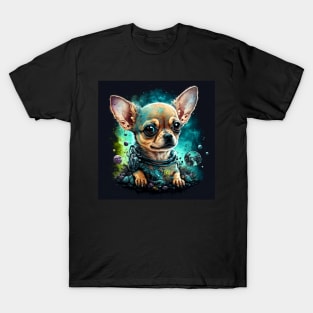 Chihuahua Puppy doggy dog Sci-fi T-Shirt